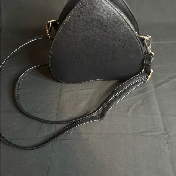 Black Ouija Planchette, Crossbody Bag with Moon and Sun Design bag. - Picture 3 of 7